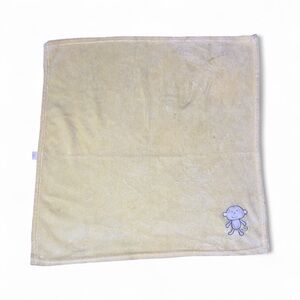 Circo monkey light yellow green vintage baby blanket